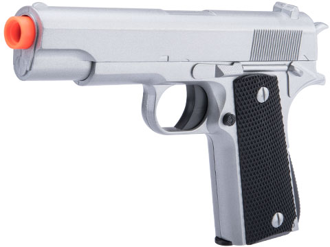 Avengers Vigor Series Heavyweight Airsoft Spring Pistol (Model: 1911 v2 / Silver)