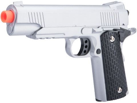 Avengers Vigor Series Heavyweight Airsoft Spring Pistol (Model: 1911 Tac / Silver)