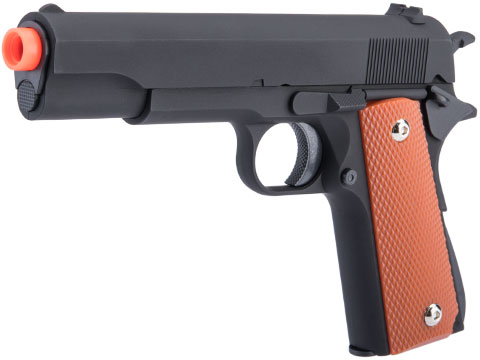 Avengers Vigor Series Heavyweight Airsoft Spring Pistol (Model: 1911 / Black)