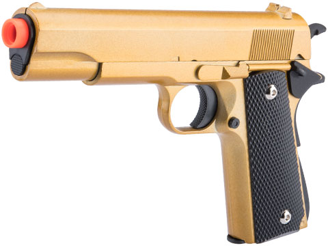 Avengers Vigor Series Heavyweight Airsoft Spring Pistol (Model: 1911 / Gold)