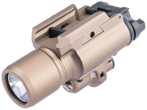Element Tactical Rail Mounted Weapon Light w/ Red laser (Model: Standard / Tan)