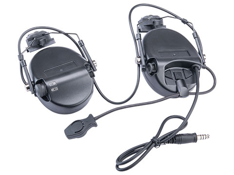 Element Z034 Tactical Communications Headset w/ Noise Cancelling System for FAST Helmets (Color: Black)