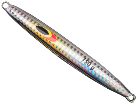 West Coast Jiggers HD Unrigged Fishing Jig (Color: Black-Silver / 150g)