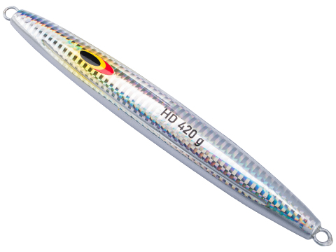 West Coast Jiggers HD Unrigged Fishing Jig (Color: UV Silver / 420g)