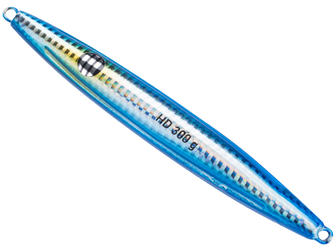 West Coast Jiggers HD Unrigged Fishing Jig (Color: Blue-Silver / 300g)