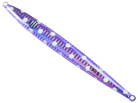 West Coast Jiggers MK Unrigged Fishing Jig (Color: Purple Polkadot / 150g)