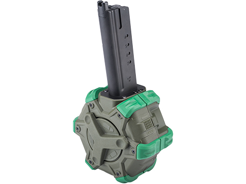 WE-TECH 350 Round Drum Magazine for Gas Blowback Desert Eagle Airsoft Pistols