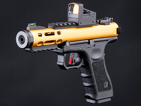 WE-Tech Galaxy Select-Fire Gas Blowback Airsoft Pistol (Color: Gold / Standard / Gun Only)