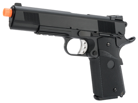 WE-Tech Gen2 Heavy Weight 1911 MEU Airsoft GBB Pistol (Color: Black w/ Rail)