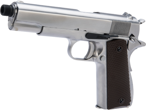 WE-Tech Latest Gen2 Full Metal 1911 GI Full Size Airsoft GBB Pistol (Color: Silver / Gas)