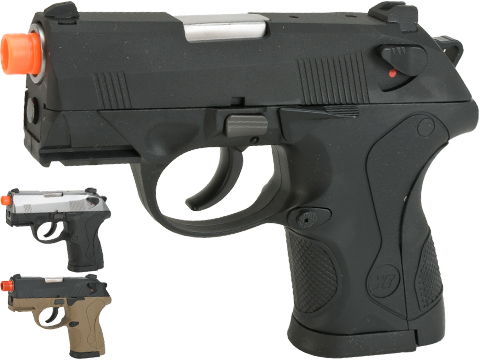 Bulldog Compact Airsoft Gas Blowback GBB Pistol by WE USA (Color: Black)