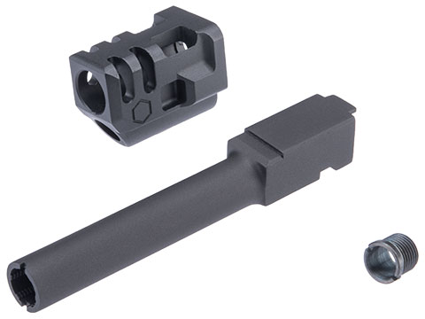 EMG Strike Industires Barrel Compensator Kit for SAI BLU Airsoft Gas Blowback Pistols (Type: Mass Driver Comp / GLOCK 17)