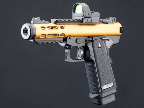 WE-Tech Galaxy Hi-CAPA Gas Blowback Airsoft Pistol (Color: Gold / Classic Frame)
