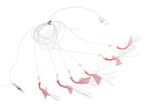 Battle Angler Sabiki Rig Shrimp Skirt (Size: 8)
