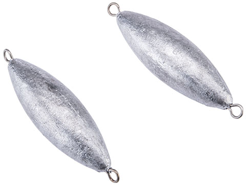 Battle Angler Double Ring Torpedo Lead Weight Sinker (Size: 12oz / Pack of 2)