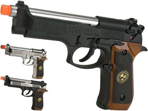 WE-Tech Custom Samurai Edge Biohazard M9 Airsoft Gas Blowback (Color: Two-Tone)