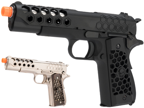 WE-Tech 1911 Hex Cut Gen. 2 Gas Blowback Airsoft Pistol (Color: Black)