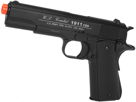 Win Gun 1911A1 CO2 Blowback Pistol - Black