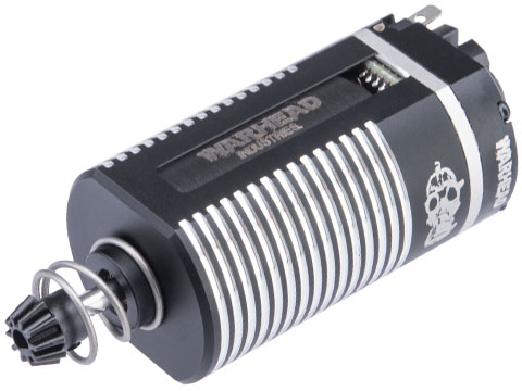 Warhead Industries BLACK Custom CNC Brushless Motor for Airsoft AEG (Model: Short Shaft / 36,000 RPM)