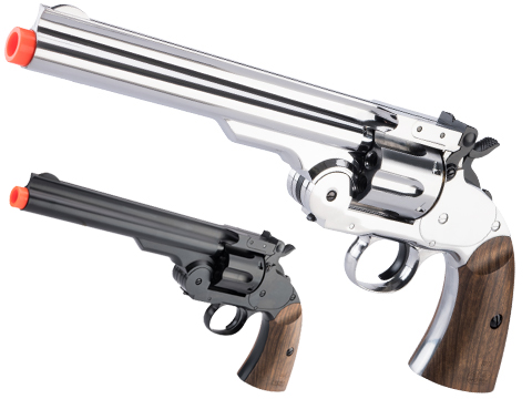 WinGun CO2 Powered Major 3 1877 Break-Top Airsoft Revolver (Color: Battle Worn)