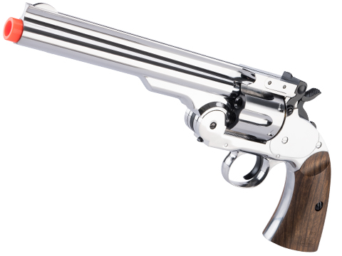 WinGun CO2 Powered Major 3 1877 Break-Top Airsoft Revolver (Color: Silver)