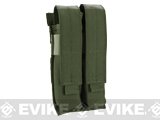 Matrix Airsoft SMG Double Magazine MOLLE Pouch (Color: Foliage Green)