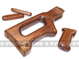 Matrix High Grade Real Wood Furniture Set for Echo1 HMG A&K PKM SAW Series Airsoft AEG