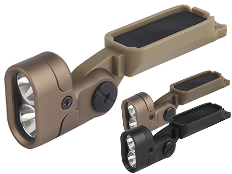 Matrix Tactical Adjustable LED Helmet Light for Modular Rail Link System 