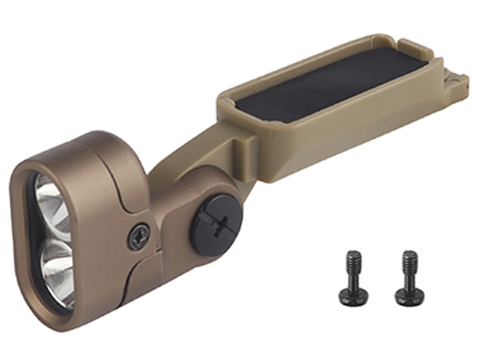 Matrix Tactical Adjustable LED Helmet Light for Modular Rail Link System 