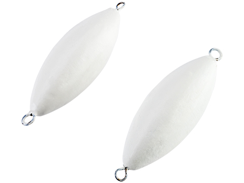 Battle Angler Luminous Glow Double Ring Torpedo Lead Weight Sinker (Size: 12oz / 2 Pack)