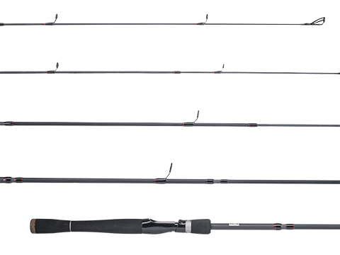 Battle Angler Multi-Section Travel Freshwater Fishing Rod 