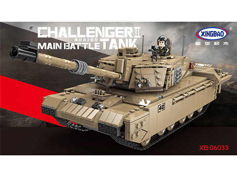 XingBao Collectible Building Block Set (Style: Challenger 2 Main Battle Tank)