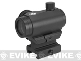 Evike.com T1 Micro Reflex Red & Green Dot Sight with Riser - Black