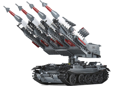 XingBao Collectible Building Block Set (Style: Land Vehicle / SA-3 Goa Mobile SAM System)