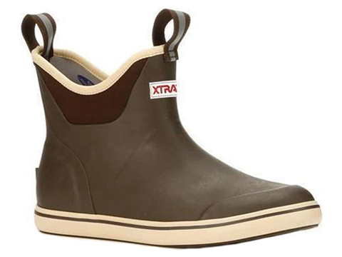 XTRATUF Men's 6 Ankle Deck Boot (Color: Chocolate / 12)