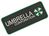 Large Umbrella Corporation PVC Morale Patch - Green