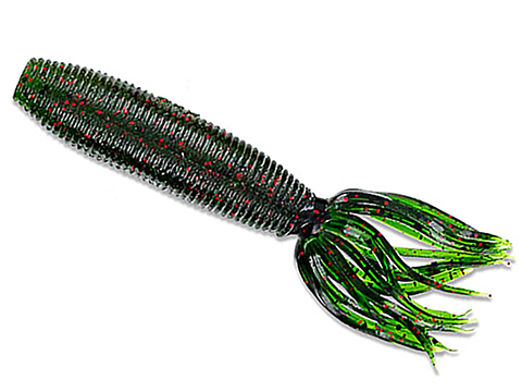 Yamamoto Baits Fat Ika Fishing Bait (Color: Watermelon w/ Black & Red Flake)