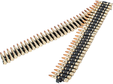 Matrix Super Realistic 5.56 Dummy Cartridge Belt (Size: Set of 12 + Chain)