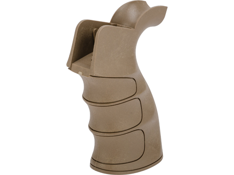 Matrix G27 Grooved Motor Grip for M16 / M4 Series Airsoft AEG Rifle (Color: Desert Tan)