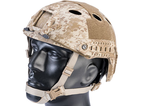 6mmProShop Advanced PJ Type Tactical Airsoft Bump Helmet (Color: Digital Desert / Medium - Large)