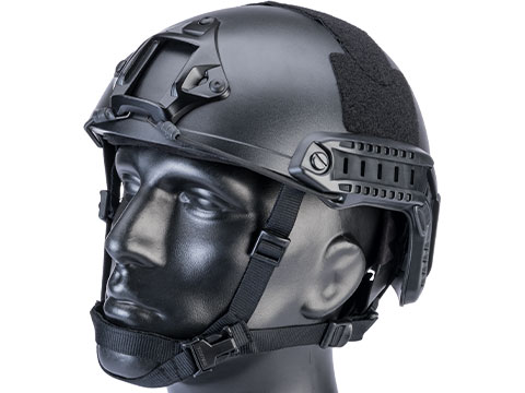 6mmProShop Advanced High Cut Ballistic Type Tactical Airsoft Bump Helmet (Color: Black / Large - Extra Large)