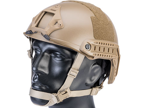 6mmProShop Advanced High Cut Ballistic Type Tactical Airsoft Bump Helmet (Color: Dark Earth / Large - Extra Large)