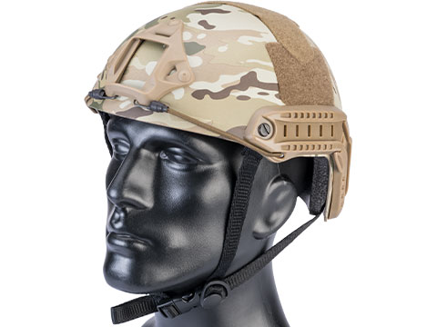 Matrix Basic High Cut Ballistic Type Tactical Airsoft Bump Helmet (Color: Camo)