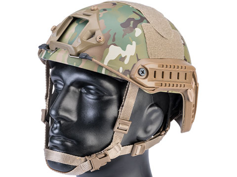 6mmProShop Advanced High Cut Ballistic Type Tactical Airsoft Bump Helmet (Color: Multicam / Large - Extra Large)