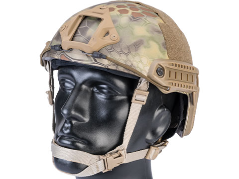 6mmProShop Advanced High Cut Ballistic Type Tactical Airsoft Bump Helmet (Color: Kryptek Mandrake / Large - Extra Large)