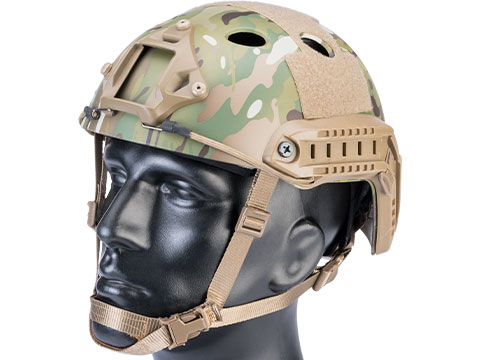 6mmProShop Advanced PJ Type Tactical Airsoft Bump Helmet (Color: Multicam Shelll / Medium - Large)