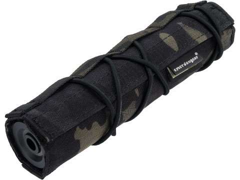 EmersonGear Cordura 18cm / 7 Airsoft Suppressor Cover (Color: Multicam Black)