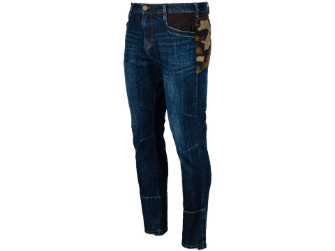 EmersonGear Blue Label Tactical Denim Jeans (Color: Blue / Woodland / Size 36)