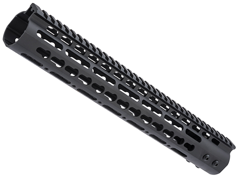 ZCI CNC Aluminum KeyMod Ultra Slim Free Float Handguard for M4 / M16 AEG Rifles (Size: 13.5)