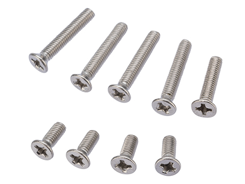 ZCI Stainless Steel Screw Set for Tokyo Marui Spec Version 2 Gearboxes